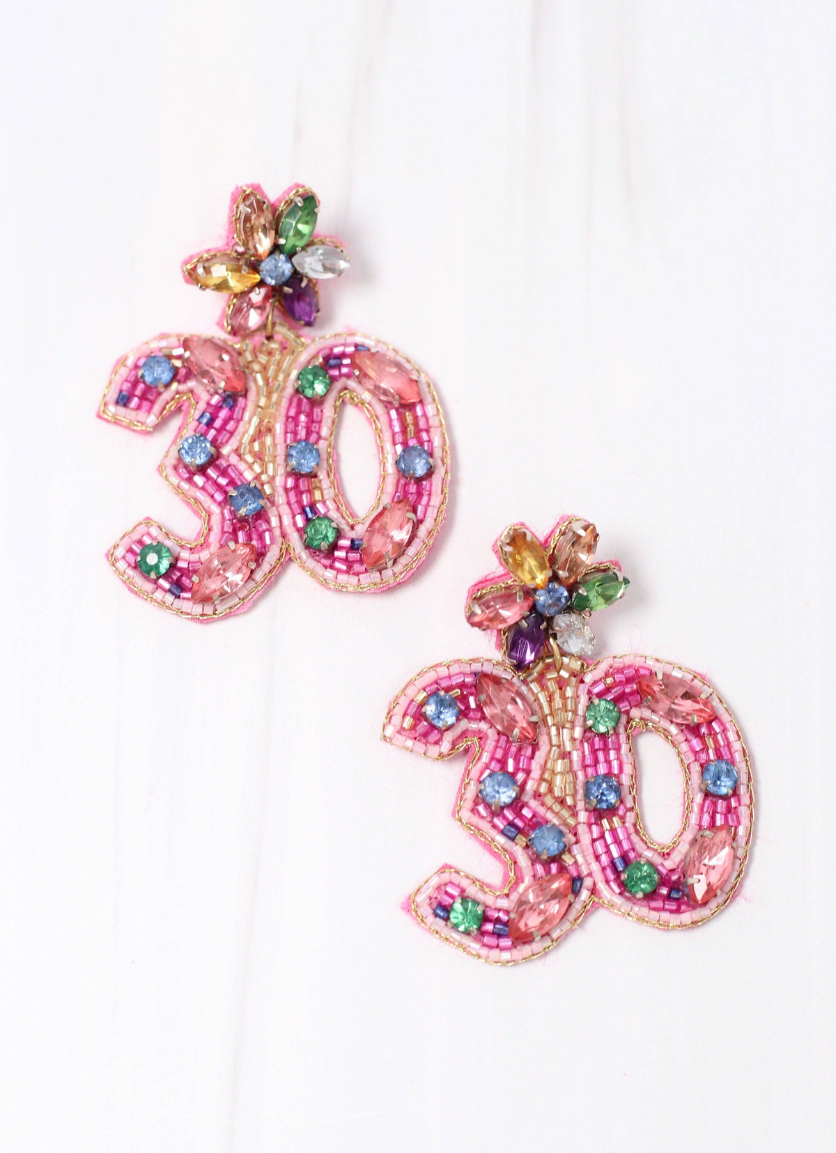 30 Flirty and Thriving Earring PINK MULTI