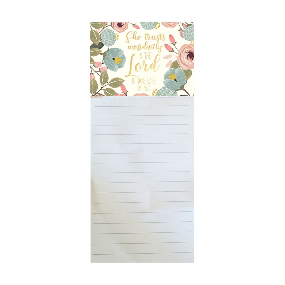 Magnetic Notepad "She Trusts"