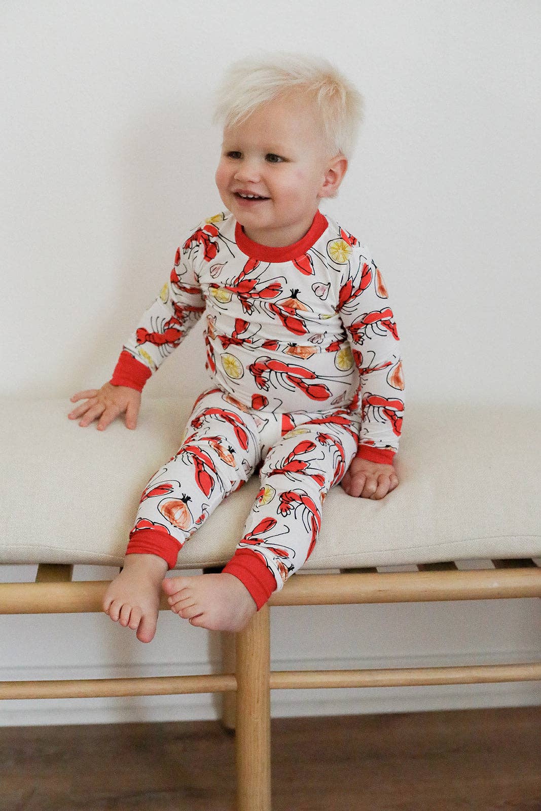 Crawfish  Bamboo Pajama Set