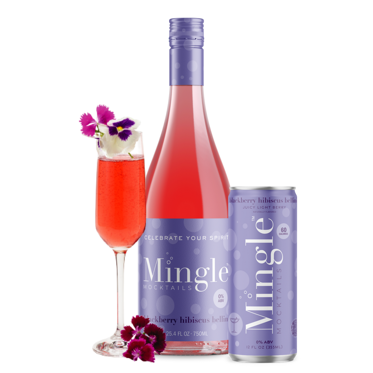 Blackberry Hibiscus Bellini 750ML Bottles