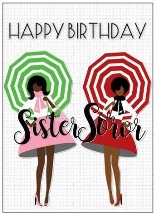 Sister Soror GREETING CARD