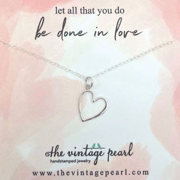 Be Done In Love Necklace (sterling silver)