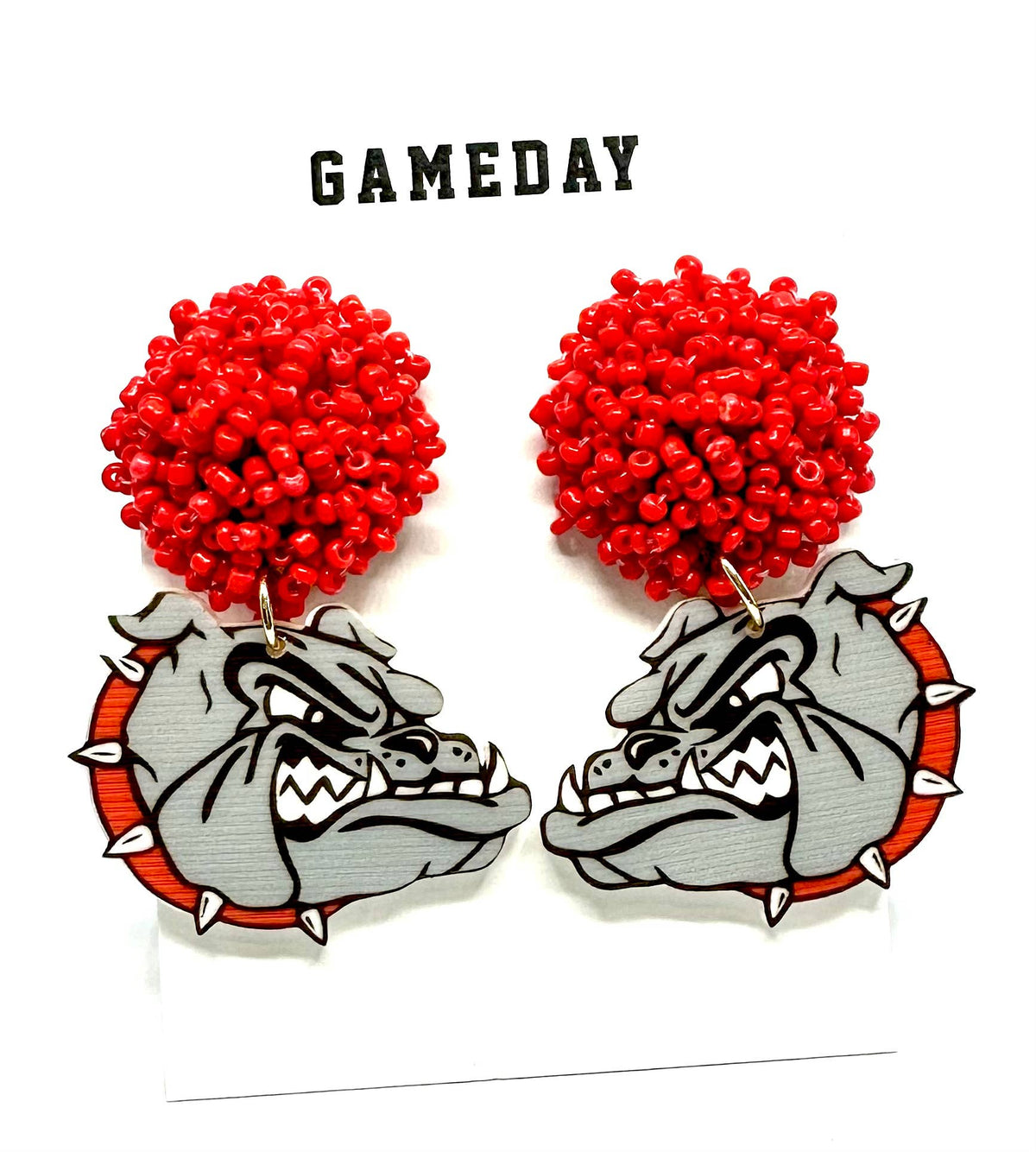 Bulldogs Game Day  Earrings