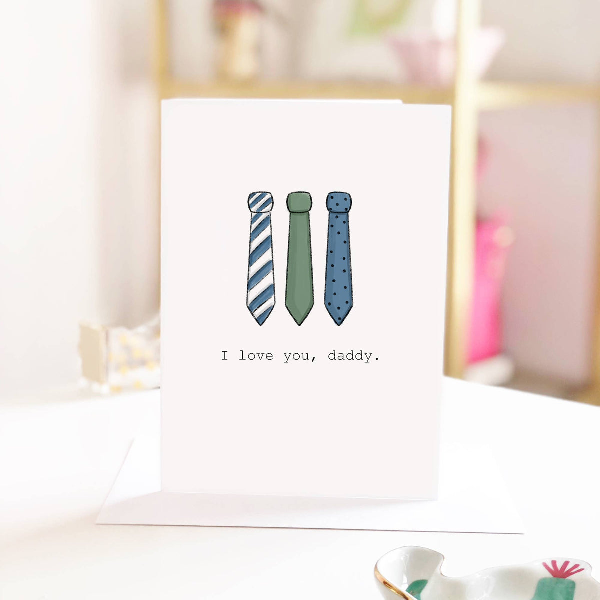 Father's Day Ties Greeting Card