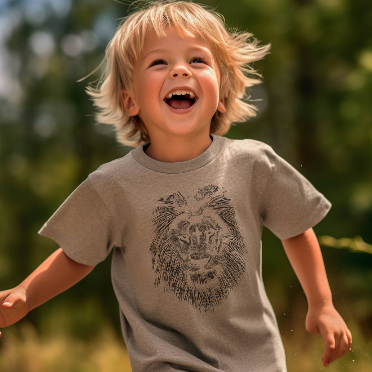 Lion of Judah Kid's Christian Graphic Tee: 2T