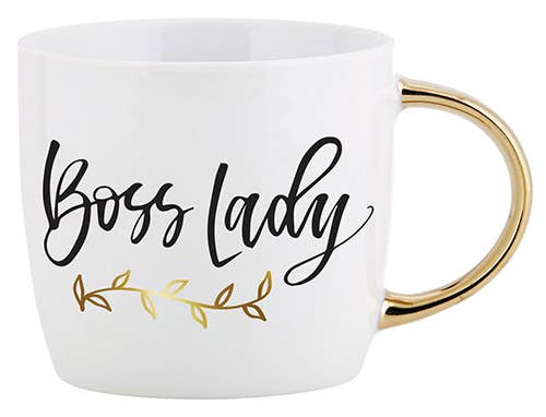 Boss Lady Gold Handle Mug