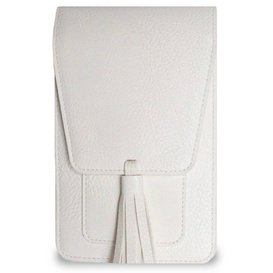 Harper Crossbody: White