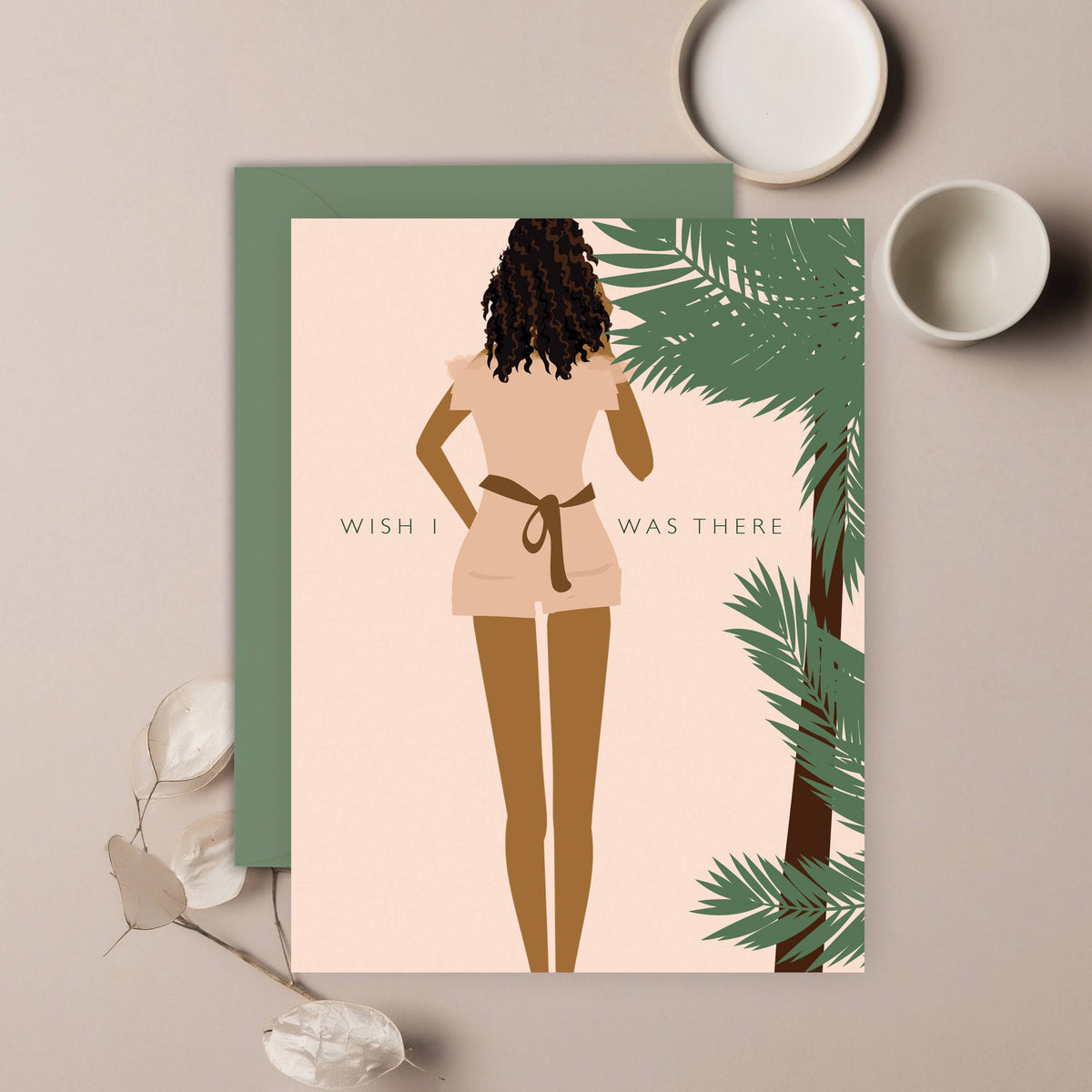 Wish I was there Greeting Card