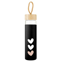 Glass Bottle - Hearts