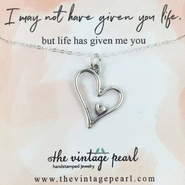 Life Has Given Me You Necklace (sterling silver)