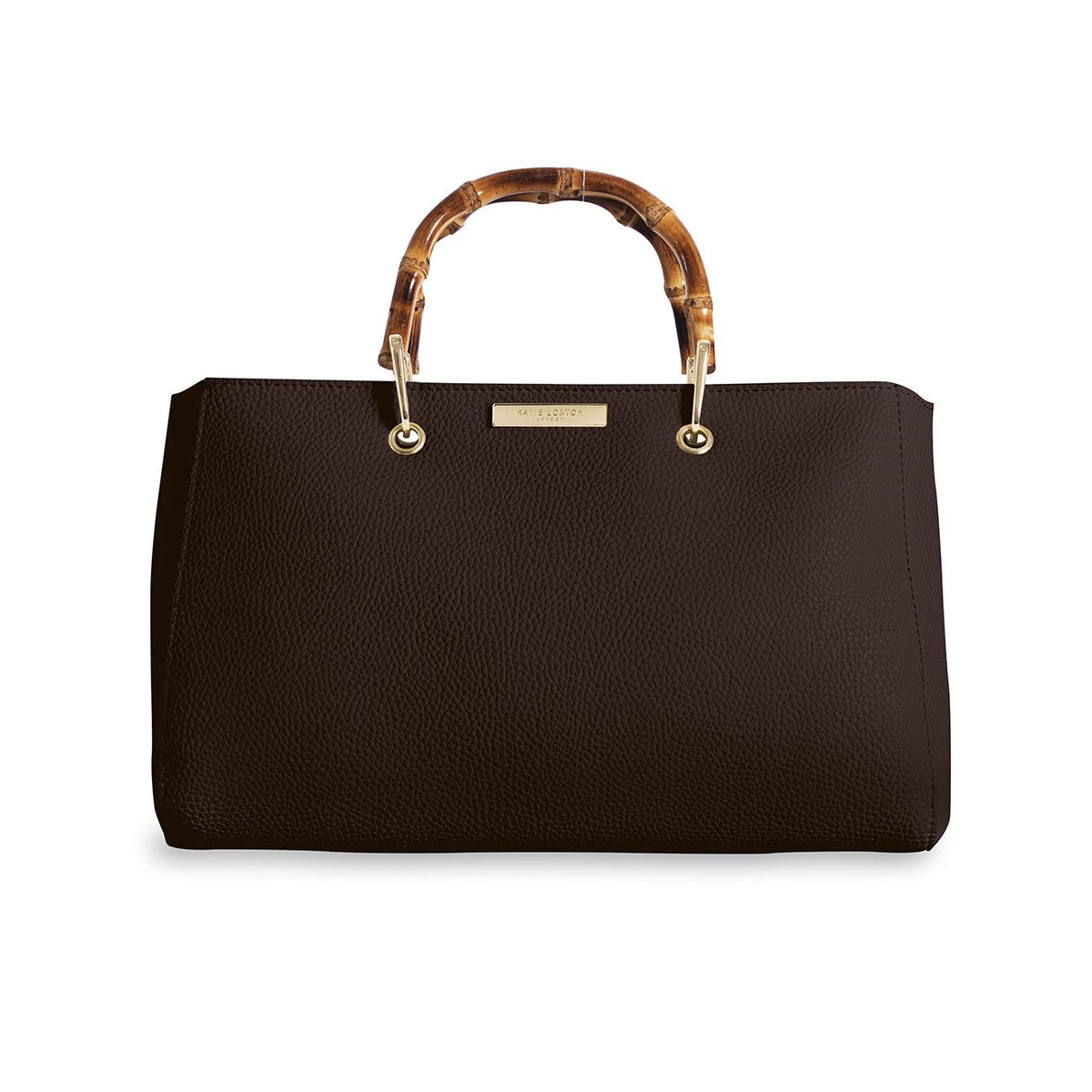 AVERY BAMBOO BAG | DARK BROWN
