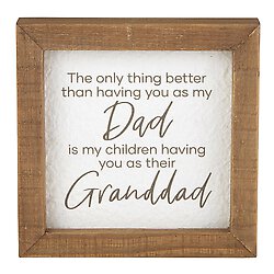 All About Dad - Framed Tabletop - Dad/Granddad