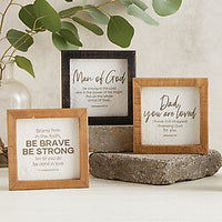 All About Dad - Framed Tabletop - Inspirational - Man of God