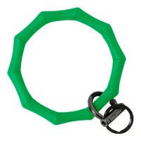 Bamboo Collection Bangle and Babe Bracelet Key Ring- Kelly Green