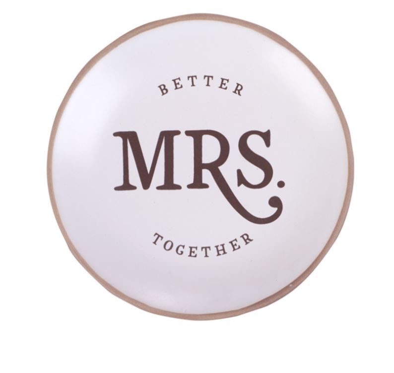 Better Together - Mr. & Mrs. Trinket and Jewelry Tray Set