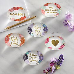 Bouquet Paperweight - Mom Boss