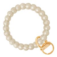Bubble Collection Bangle and Babe Bracelet Key Ring- Pearl