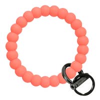 Bubble Collection Bangle and Babe Bracelet Key Ring- Coral