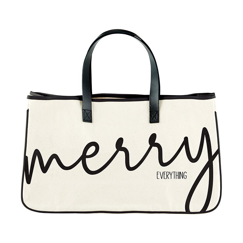 CANVAS TOTE - MERRY CHRISTMAS