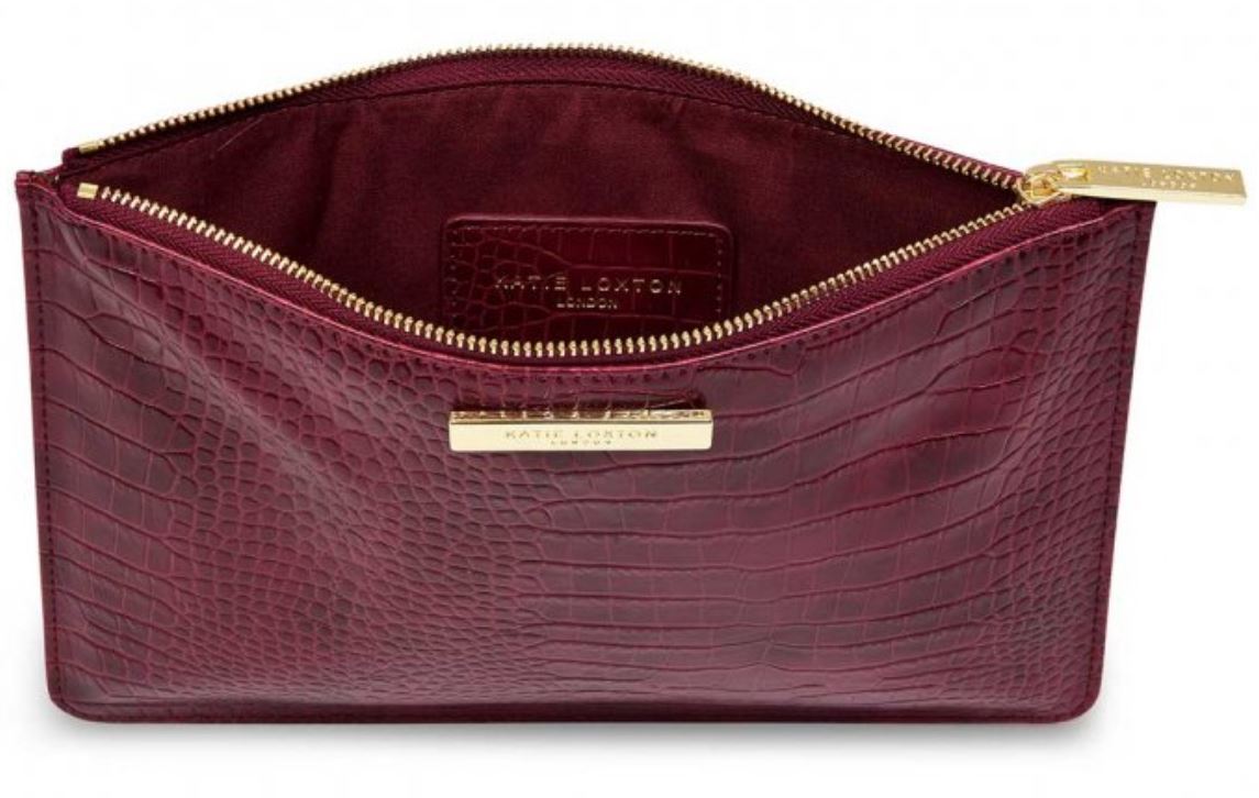 CELINA PERFECT POUCH | BURGUNDY