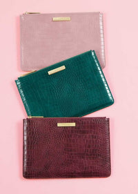 CELINA PERFECT POUCH | BURGUNDY