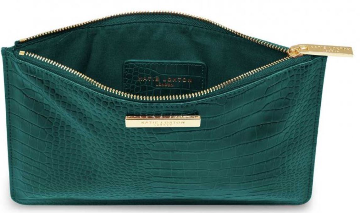 CELINA PERFECT POUCH | FOREST GREEN