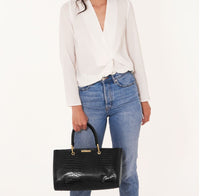 CELINA  HANDBAG | BLACK