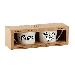 Café Mug Set - Pastor And Pastor's Wife