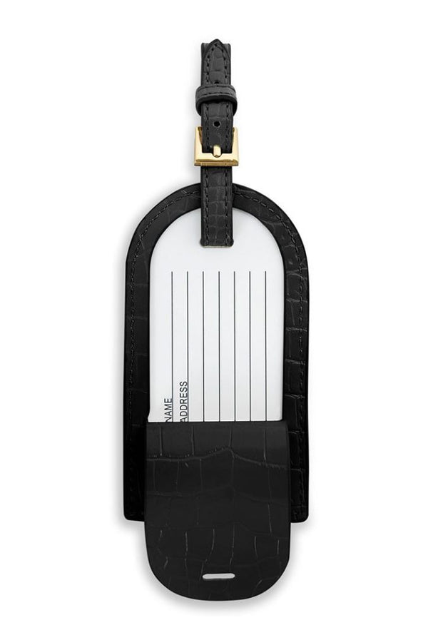 CELINA LUGGAGE TAG | BLACK