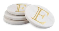 Gold Initial Coasters