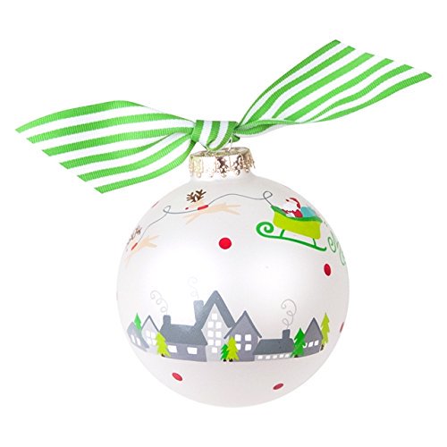 Coton Colors Merry Christmas to All Glass Ornament
