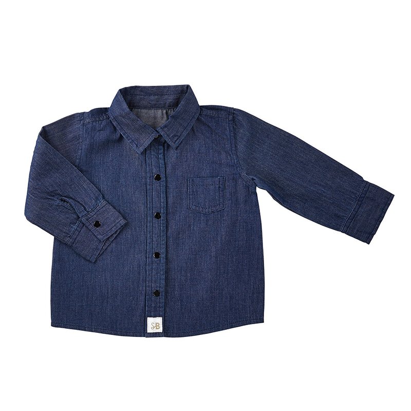 DENIM SHIRT, 6-12 MONTHS