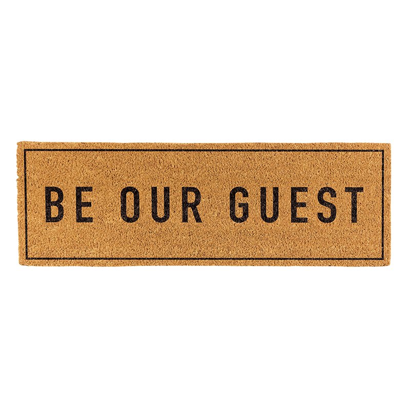 Door Mat- Be Our Guest, The House Runs on Coffee & Jesus, Faith Family & Friends