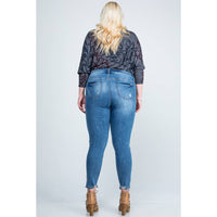 Distressed Jeans-Curvy