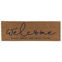 Door Mat - Welcome Grace Mercy Peace to You