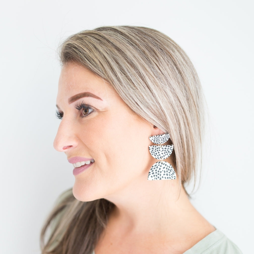 Earrings Shea  Dalmation
