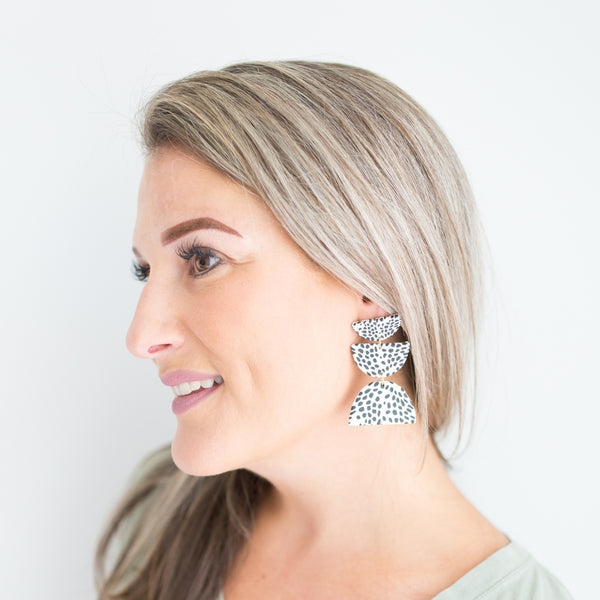 Earrings Shea  Dalmation