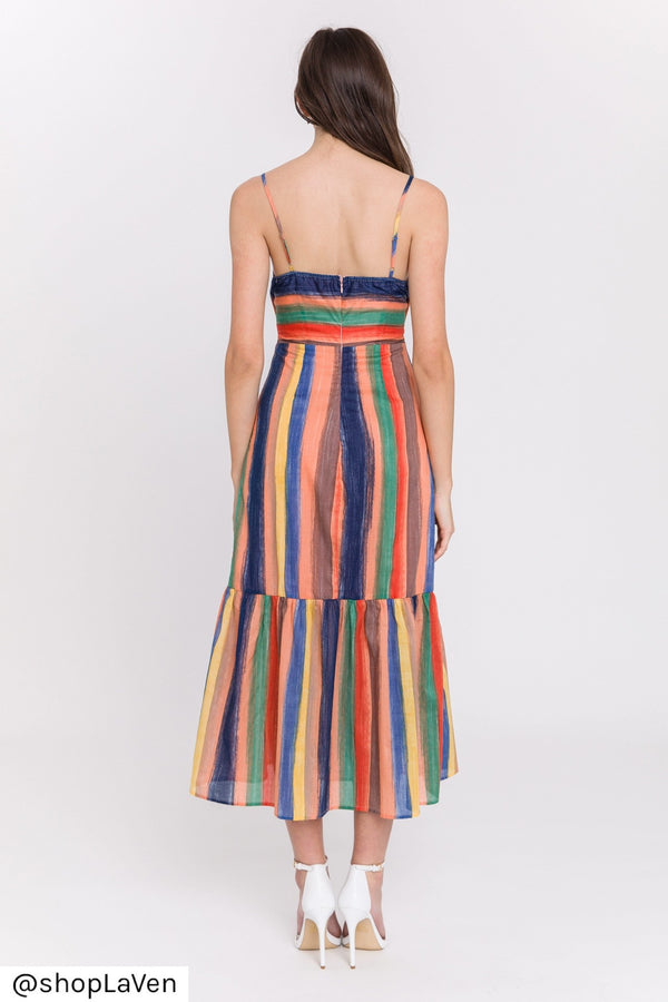 Striped Maxi Dress