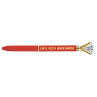 That's All® Boxed Gem Pen - Santa, I need a bigger diamond