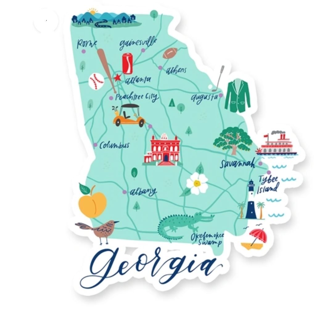 Sticker Georgia