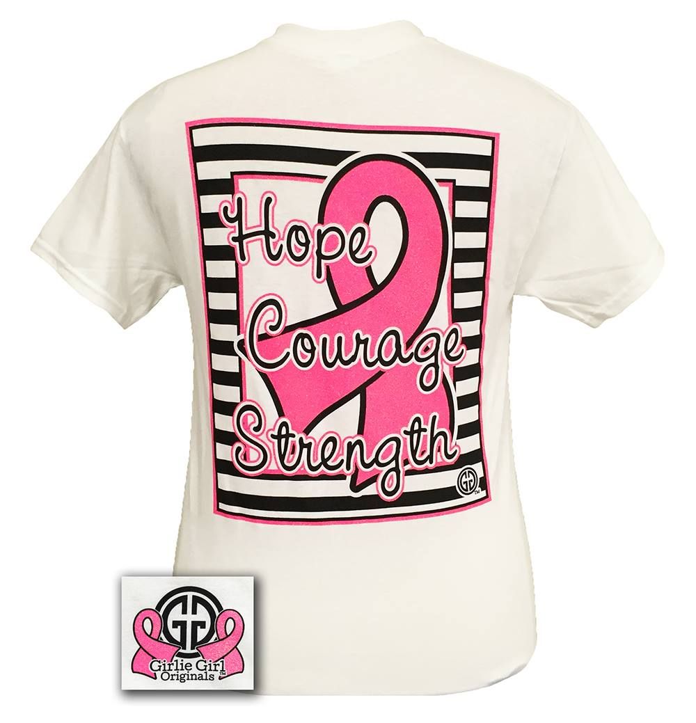 Girlie Girl Originals - Pink Ribbon Breast Cancer Awareness Shirt