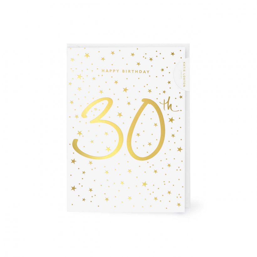 GREETINGS CARD | HAPPY 30TH BIRTHDAY