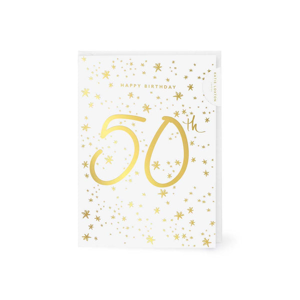 GREETINGS CARD | HAPPY 50TH BIRTHDAY