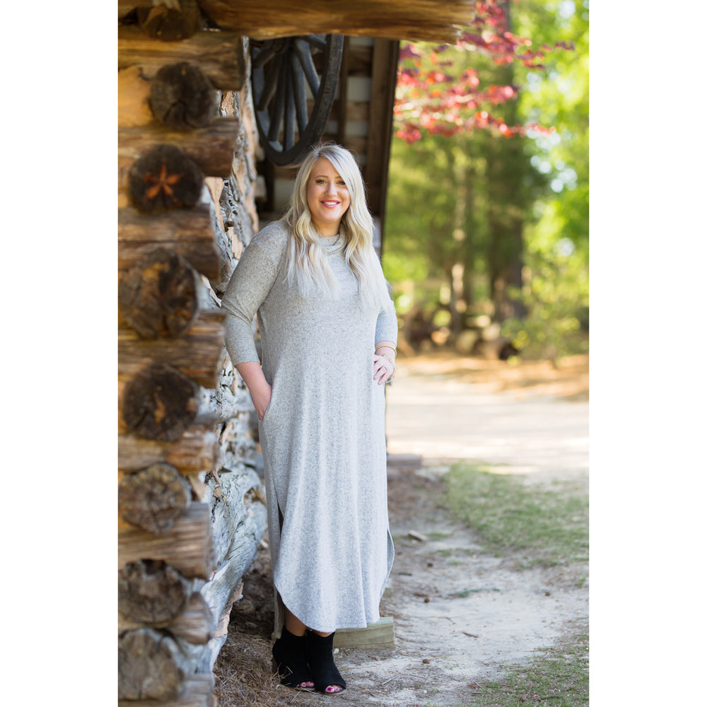 Casey Cowl Neck Maxi Dress