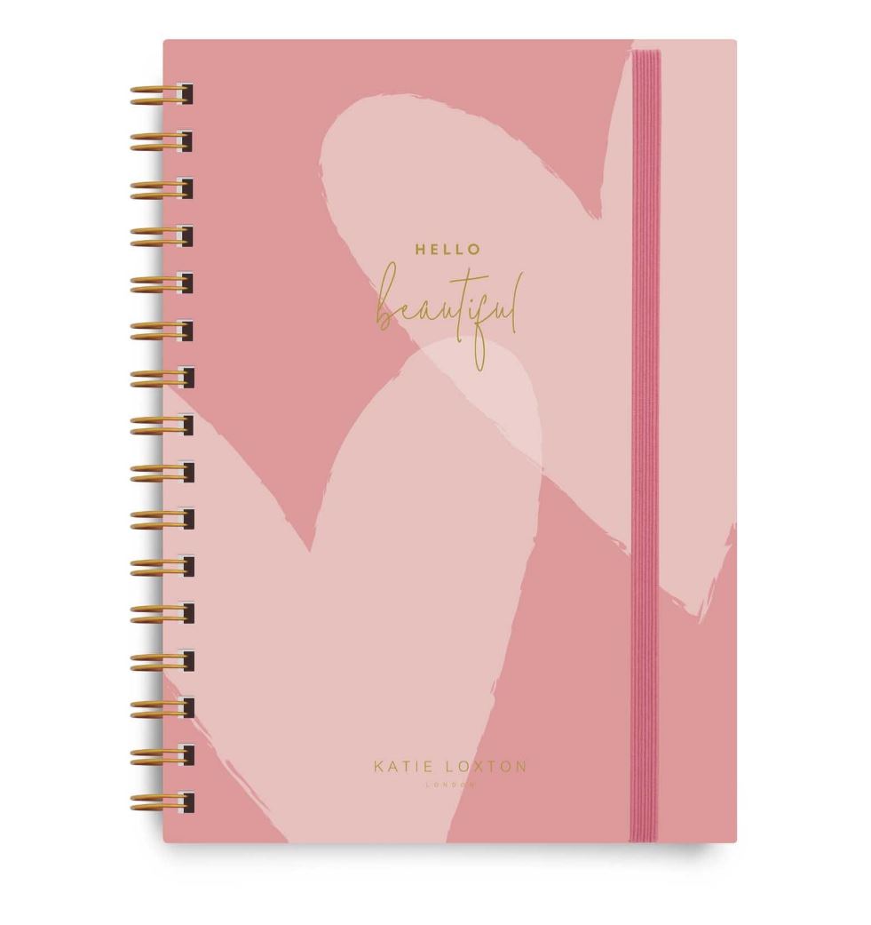 SPIRAL NOTEBOOK | HELLO BEAUTIFUL | CORAL