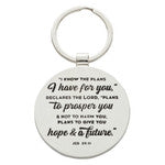 Hope & a Future Keyring in a Tin - Jeremiah 29:11
