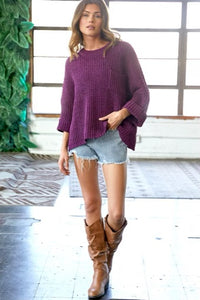 Cozy Plum Sweater