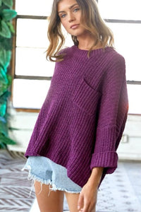 Cozy Plum Sweater