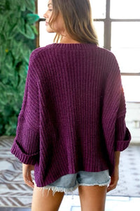 Cozy Plum Sweater