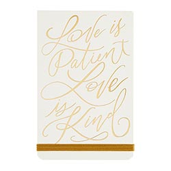 Coptic Notepad - Love is Patient